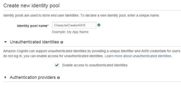 1.Create-Cognito-identity-pool