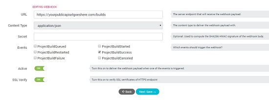 unity cloud build integration webhook